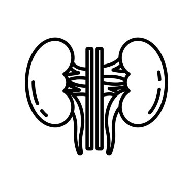 Böbrek ikonu. Logotype