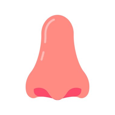 Vektör olarak burun simgesi. Logotype