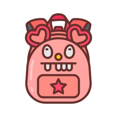 Çanta simgesi vektörde. Logotype