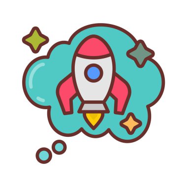 Vektör olarak rüya simgesi. Logotype