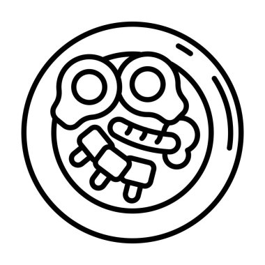 Sağlıklı gıda ikonu. Logotype