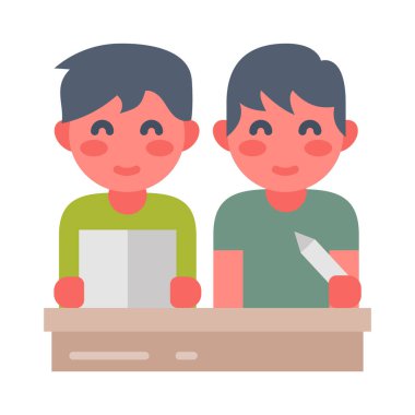 Vektör olarak sınıf simgesi. Logotype