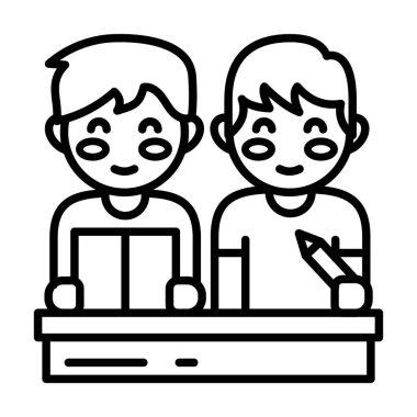 Vektör olarak sınıf simgesi. Logotype