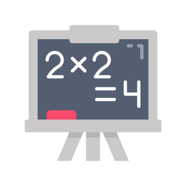 Vektör olarak karatahta simgesi. Logotype