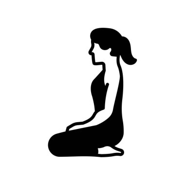 Kahraman Poz simgesi vektörde. Logotype