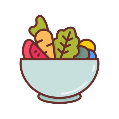 Sağlıklı gıda ikonu. Logotype