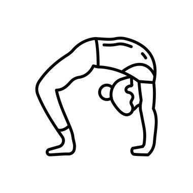 Vektör olarak geri bükme simgesi. Logotype