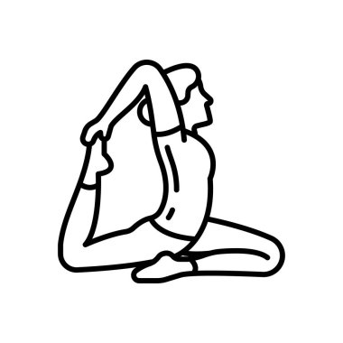 Kral Güvercin Pozu ikonu. Logotype