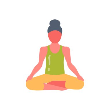 Vektör içinde kolay poz simgesi. Logotype