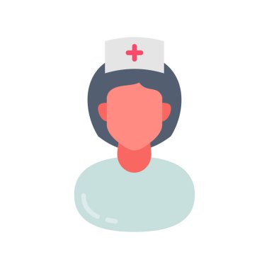 Hemşire ikonu. Logotype