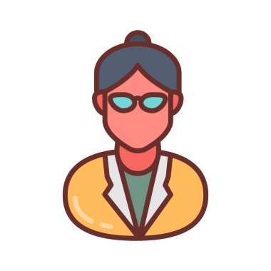 Vektör olarak oftalmolog ikonu. Logotype