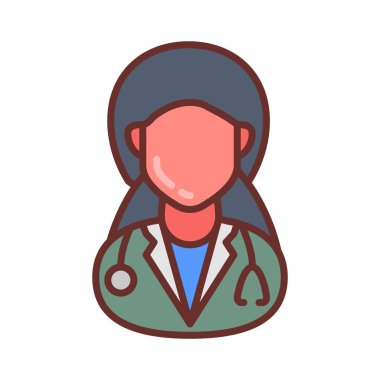 Vektör olarak çocuk doktoru ikonu. Logotype