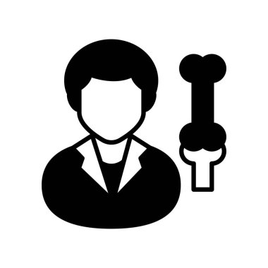 Vektör olarak ortopedi simgesi. Logotype