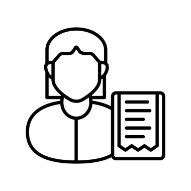 Psikiyatrist ikonu. Logotype