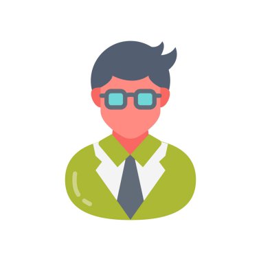 Vektör konusunda tıbbi uzman ikonu. Logotype