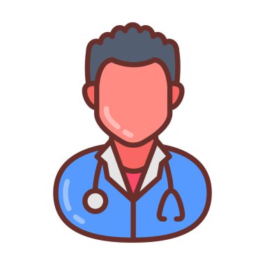 Vektör olarak genel doktor simgesi. Logotype