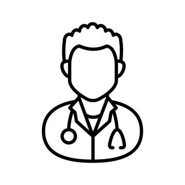 Vektör olarak genel doktor simgesi. Logotype