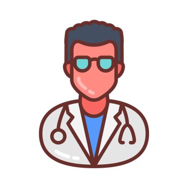 Vektör olarak optometrist simgesi. Logotype