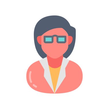 Vektör olarak Klinik Veri Yöneticisi simgesi. Logotype