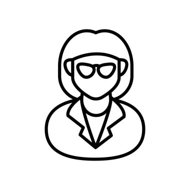 Vektör olarak sağlık danışmanı ikonu. Logotype