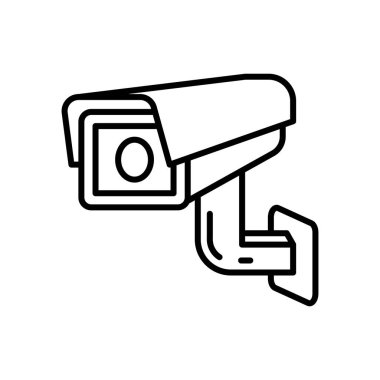 CCTV ikonu vektörde. Logotype