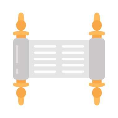 Vektör olarak SCROLL simgesi. Logotype