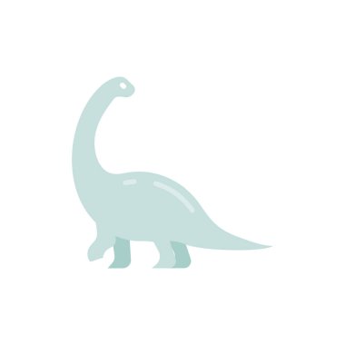 Vektör olarak Diplodocus simgesi. Logotype