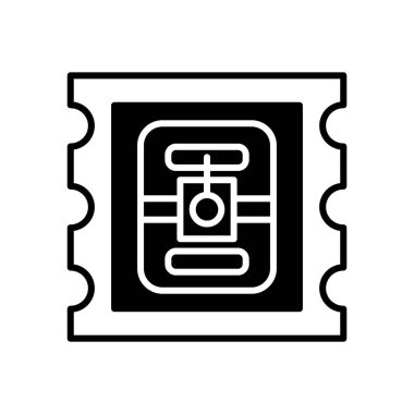 Nanopotonik sensör simgesi vektörde. Logotype