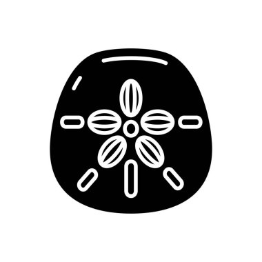 Vektör olarak Kum Doları simgesi. Logotype