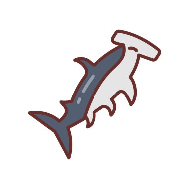 Çekiç Başı simgesi vektörde. Logotype