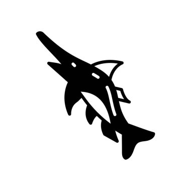Kılıçbalığı ikonu. Logotype