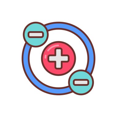 Proton simgesi vektörde. Logotype