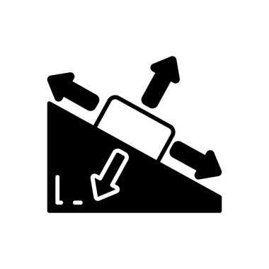 Vektör simgesini zorla. Logotype