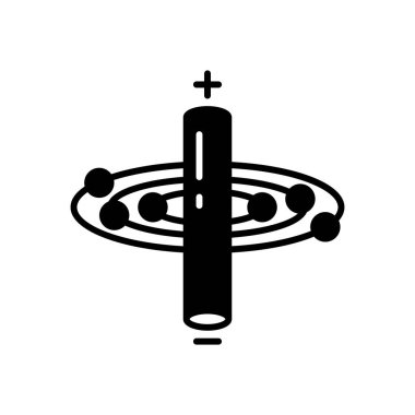 Vektör olarak elektrik akımı simgesi. Logotype