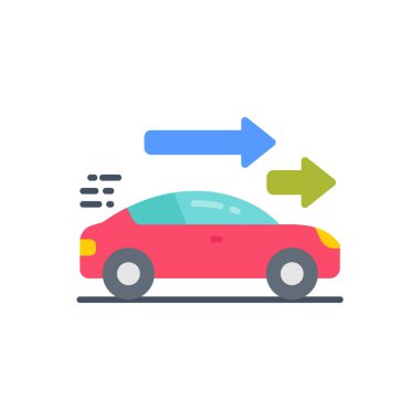 Vektör olarak hız simgesi. Logotype