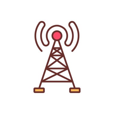 Radyo Dalgaları ikonu vektör olarak. Logotype