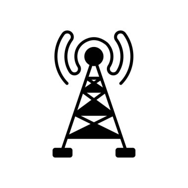 Radyo Dalgaları ikonu vektör olarak. Logotype