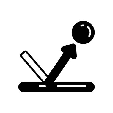 Vektör içinde sıçrama simgesi. Logotype