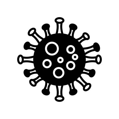 Vektör olarak Covid 19 simgesi. Logotype