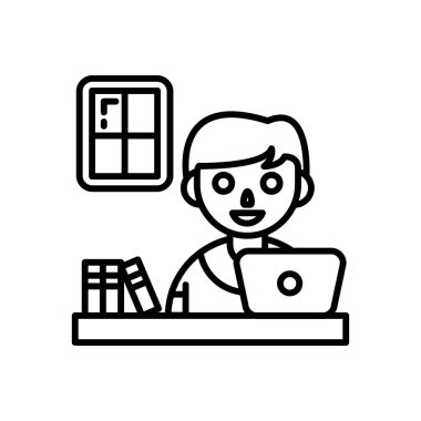 Vektör içinde telekomünikasyon simgesi. Logotype