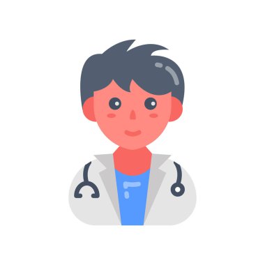 Doktor simgesi vektörde. Logotype