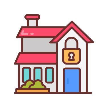 Simgeyi vektörle kilitle. Logotype