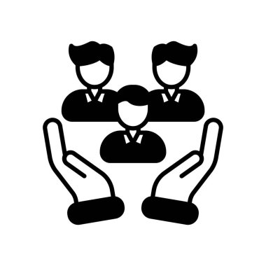 Vektör olarak Sosyal Hizmetler ikonu. Logotype