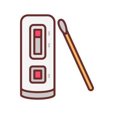 Kit simgesi vektör olarak test ediliyor. Logotype