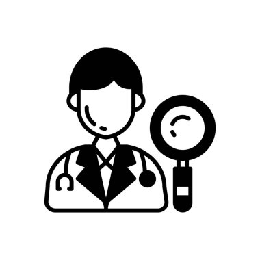 Doktor simgesini vektör olarak ara. Logotype