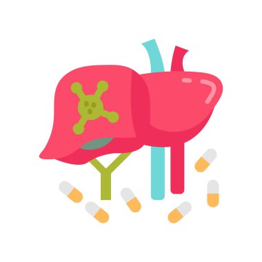 Vektör olarak antiviral uyuşturucu ikonu. Logotype