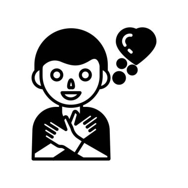 Kişisel bakım ikonu. Logotype