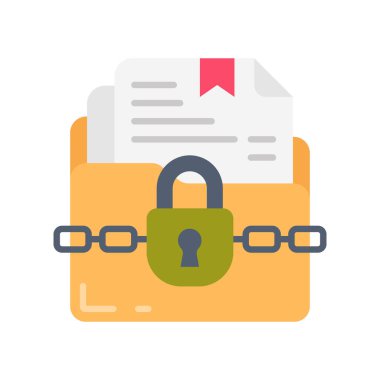 Vektör içinde gizli veri simgesi. Logotype