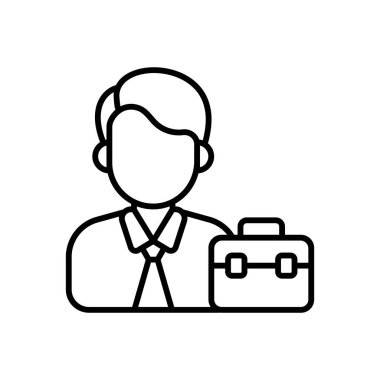 Vektör olarak çalışan simgesi. Logotype