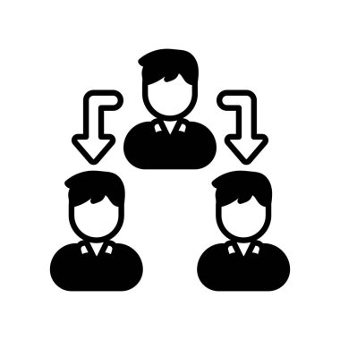 Vekil ikonu vektör olarak. Logotype